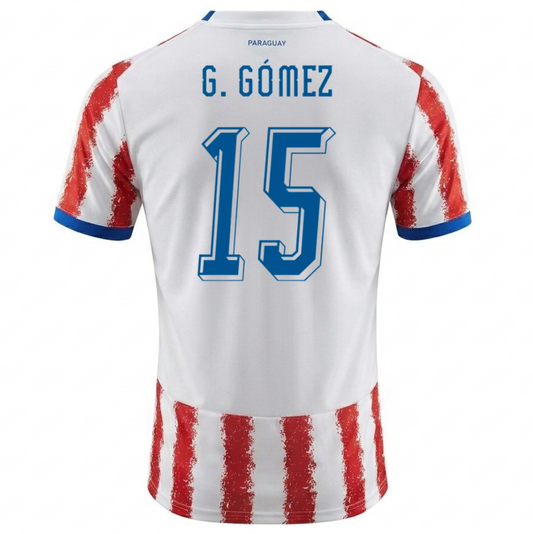 Paraguay 2026 Home Jersey Gustavo Gómez #15