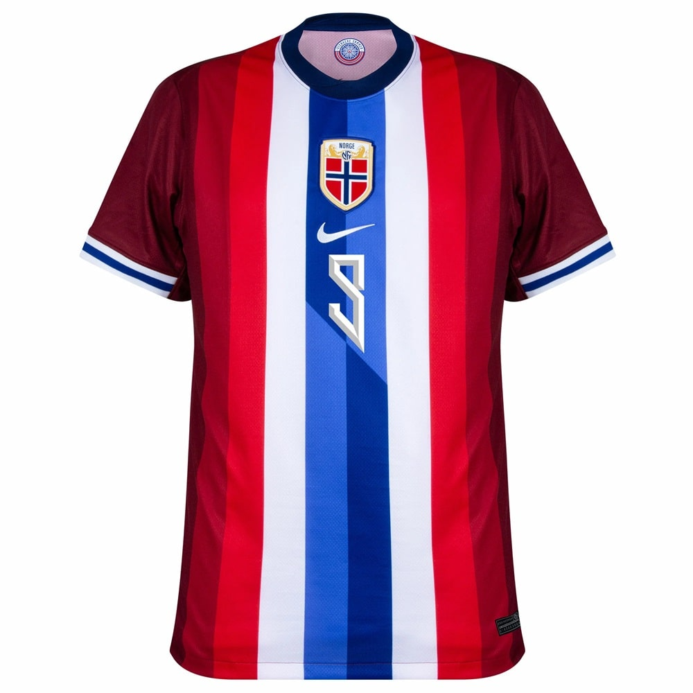 Norway 2024 Home Jersey Erling Haaland #9