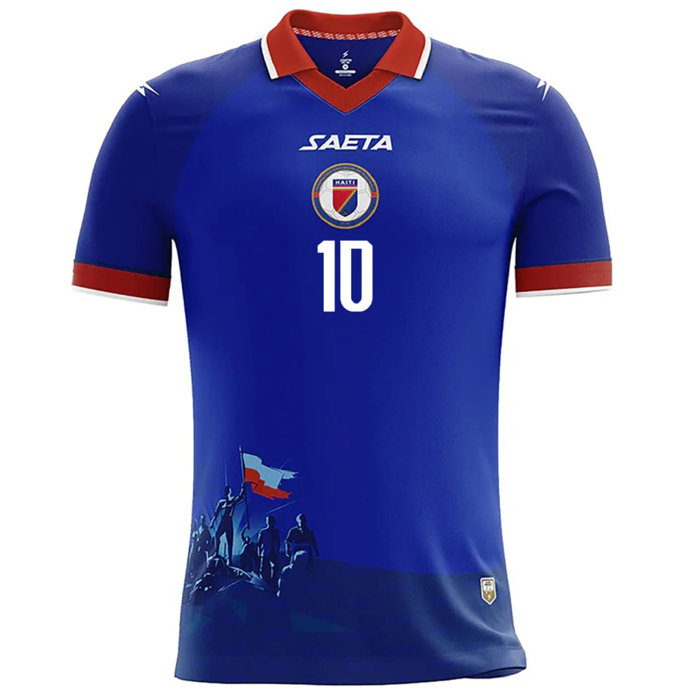 Haiti 2026 Home Jersey Jean-Ricner Bellegarde #10