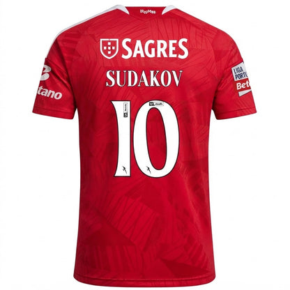 Benfica 26/27 Home Jersey Heorhiy Sudakov #10