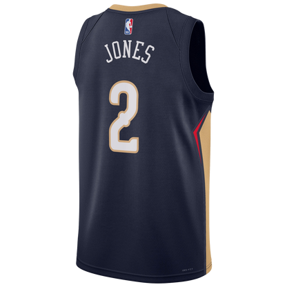 New Orleans Pelicans Navy Icon Jersey Herbert Jones #2
