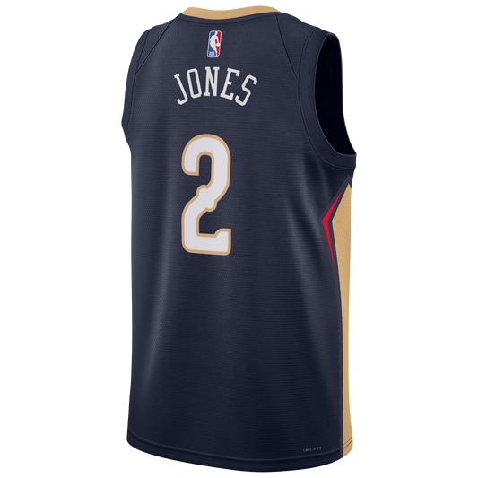 New Orleans Pelicans Navy Icon Jersey Herbert Jones #2
