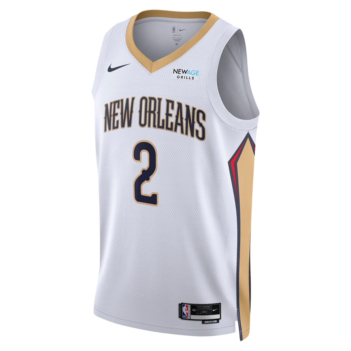 New Orleans Pelicans White Association Jersey Herbert Jones #2
