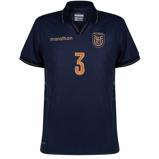 Ecuador 2026 Away Jersey Piero Hincapié #3