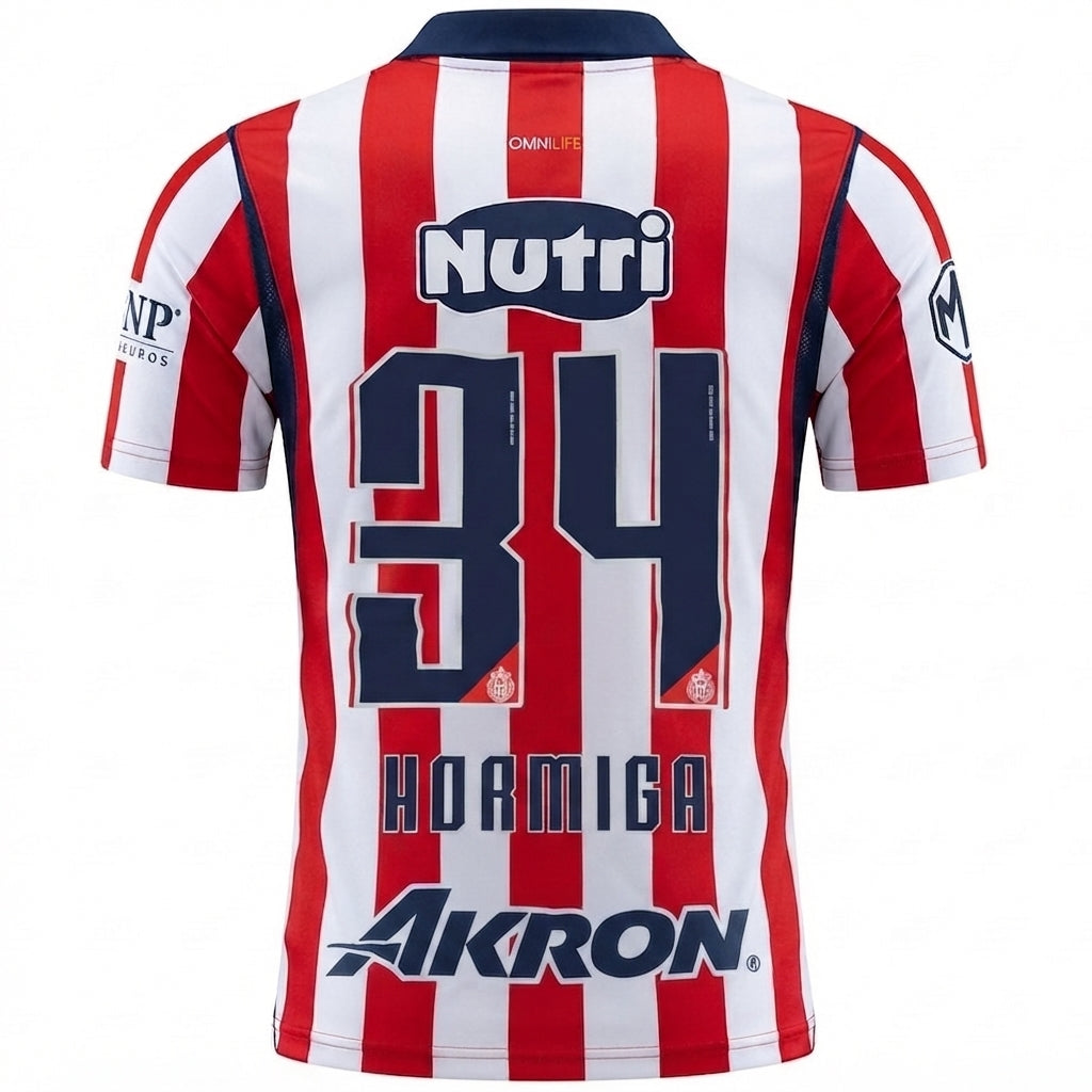 Chivas De Guadalajara 26/27 Home Jersey Hormiga #34