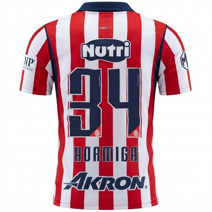 Chivas De Guadalajara 26/27 Home Jersey Hormiga #34