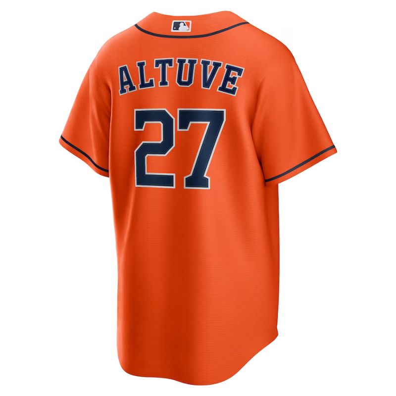 Houston Astros Orange Jersey Altuve #27 back