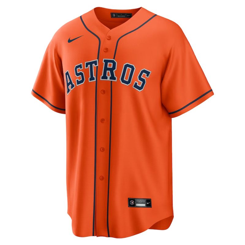 Houston Astros Orange Jersey Altuve #27 front