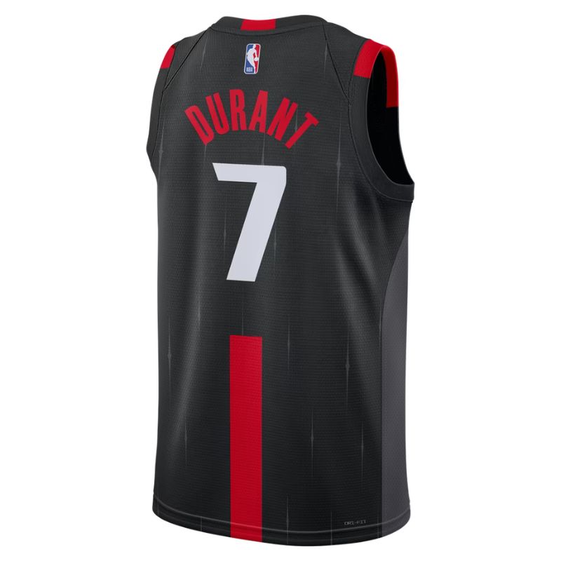 Houston Rockets Black Statement Edition Jersey Kevin Durant #7 back