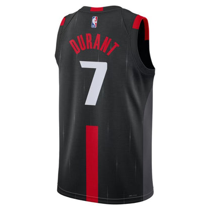 Houston Rockets Black Statement Edition Jersey Kevin Durant #7 back