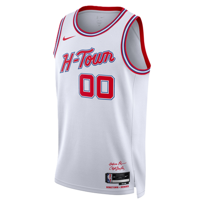 Houston Rockets White 2025-2026 City Edition Jersey Custom