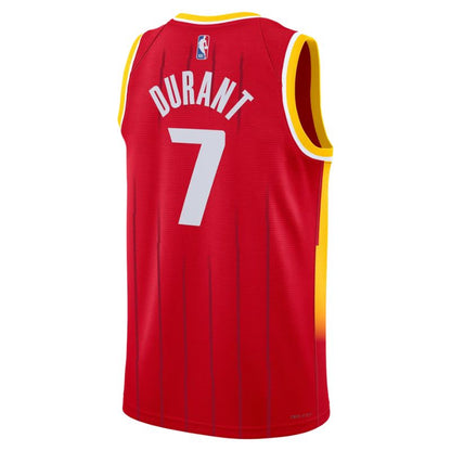 Houston Rockets Red Icon Edition Jersey Kevin Durant #7 back