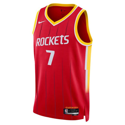 Houston Rockets Red Icon Edition Jersey Kevin Durant #7 front