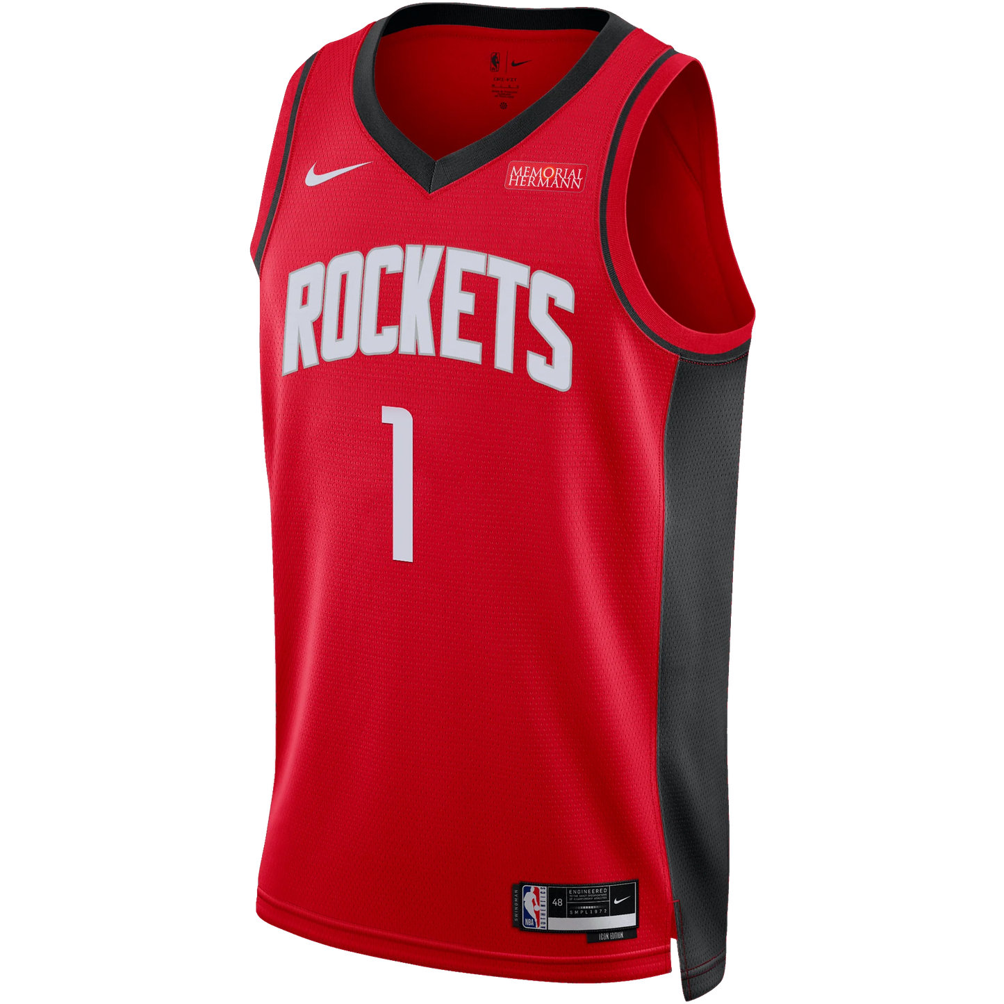 Houston Rockets Red Icon Jersey Amen Thompson #1