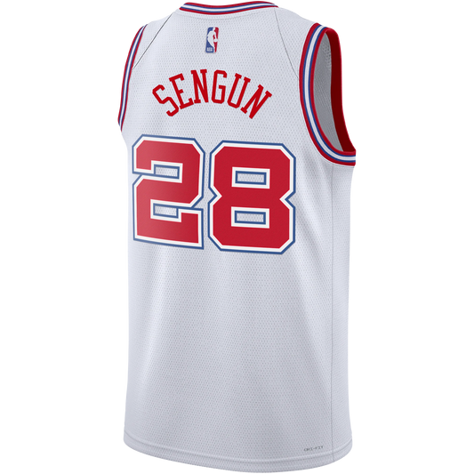 Houston Rockets White 2025-2026 City Edition Jersey Alperen Şengün #28