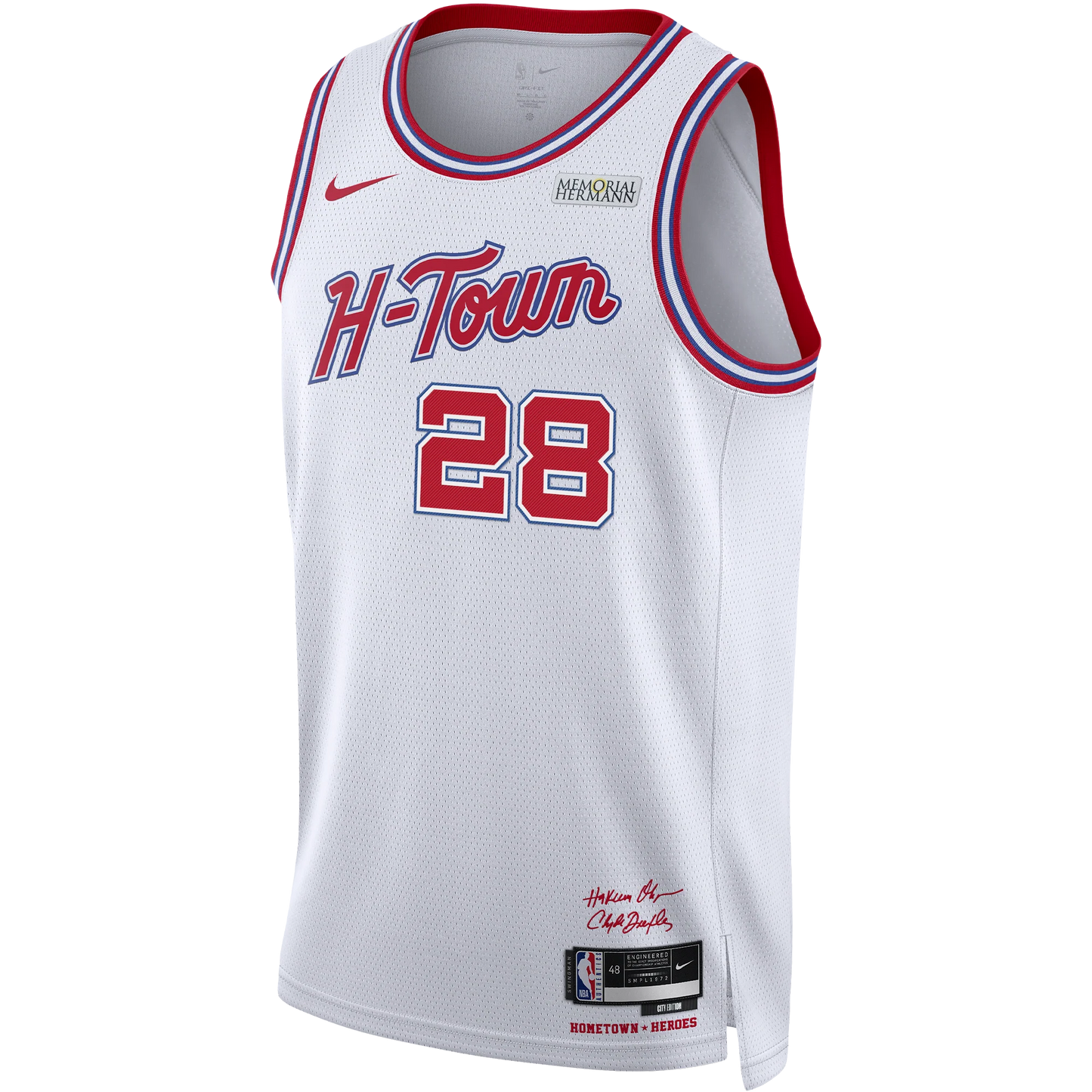 Houston Rockets White 2025-2026 City Edition Jersey Alperen Şengün #28