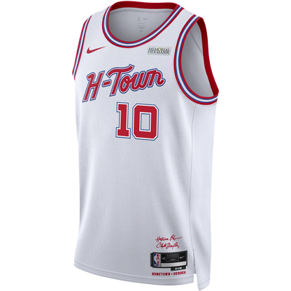 Houston Rockets White 2025-2026 City Edition Jersey Jabari Smith Jr. #10
