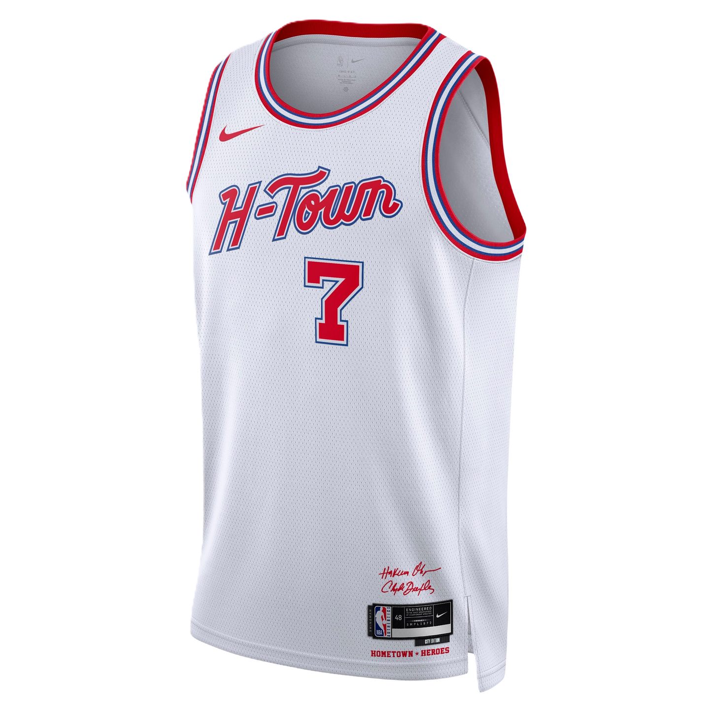 Houston Rockets White 2025-2026 City Edition Jersey Kevin Durant #7