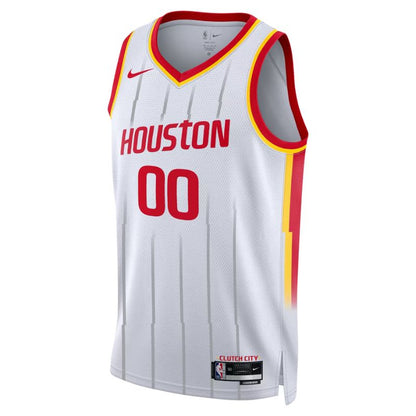 Houston Rockets White Association Edition Jersey Custom front