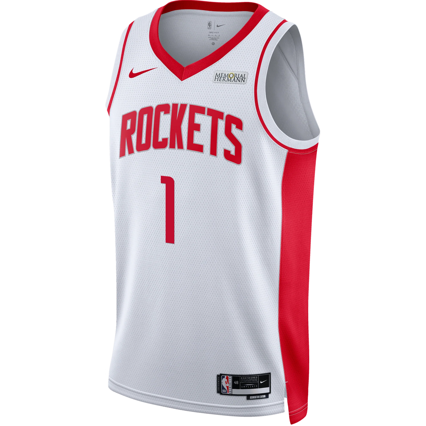 Houston Rockets White Association Jersey Amen Thompson #1