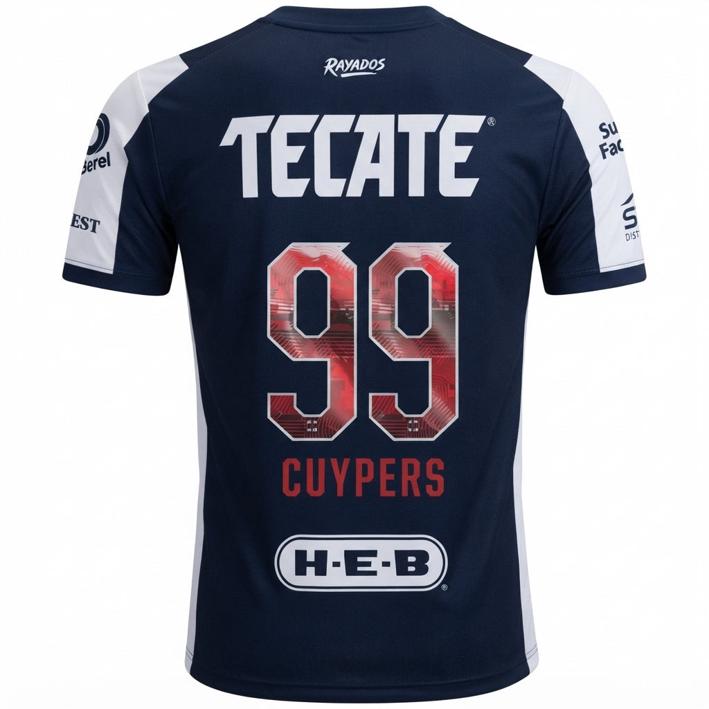 Monterrey 26/27 Home Jersey Hugo Cuypers #99