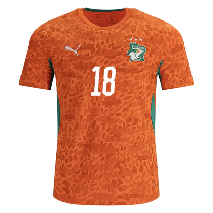 Ivory Coast 2026 Home Jersey Ibrahim Sangare #18
