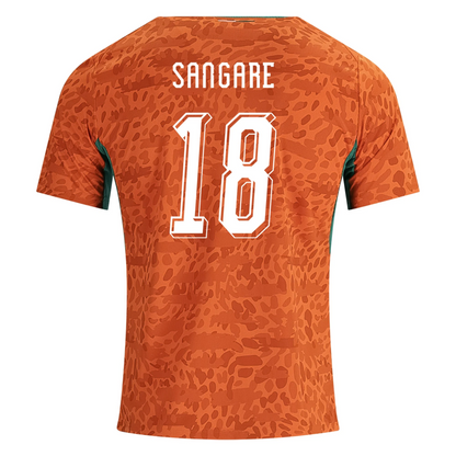 Ivory Coast 2026 Home Jersey Ibrahim Sangare #18