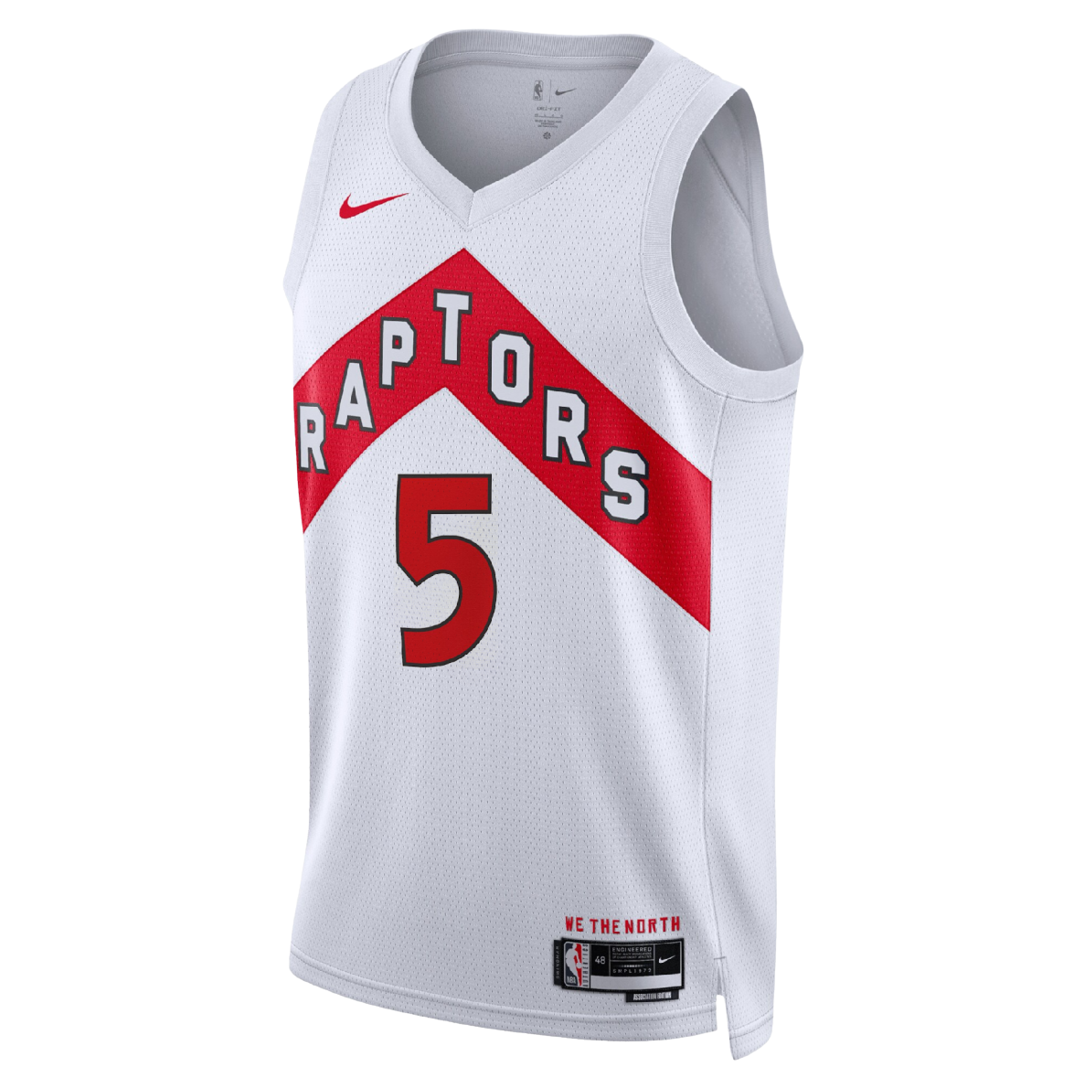 Toronto Raptors White Association Jersey Immanuel Quickley #5