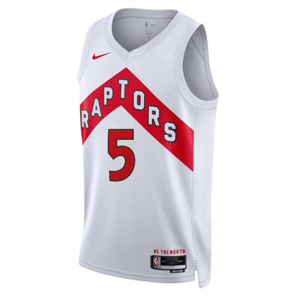 Toronto Raptors White Association Jersey Immanuel Quickley #5