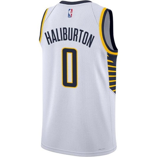 Indiana Pacers Haliburton Jersey back