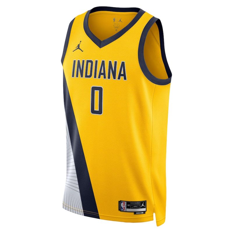 Indiana Pacers Haliburton Jersey front