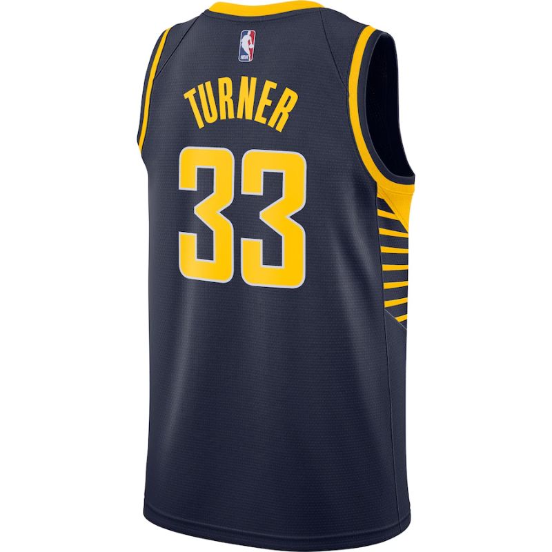 Indiana Pacers Turner Jersey back