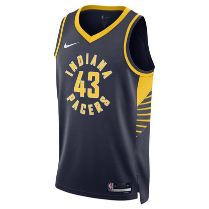 Indiana Pacers Navy Icon Edition Jersey Pascal Siakam #43 front
