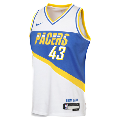Indiana Pacers White 2025-2026 City Edition Jersey Pascal Siakam #43