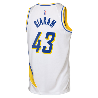 Indiana Pacers White 2025-2026 City Edition Jersey Pascal Siakam #43