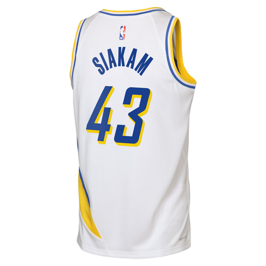 Indiana Pacers White 2025-2026 City Edition Jersey Pascal Siakam #43