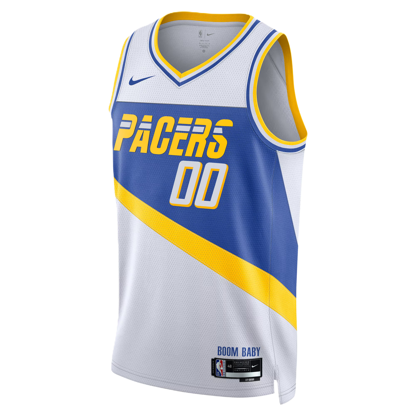 Indiana Pacers White 2025-2026 City Edition Jersey Custom
