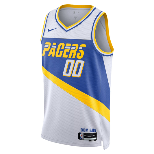 Indiana Pacers White 2025-2026 City Edition Jersey Custom