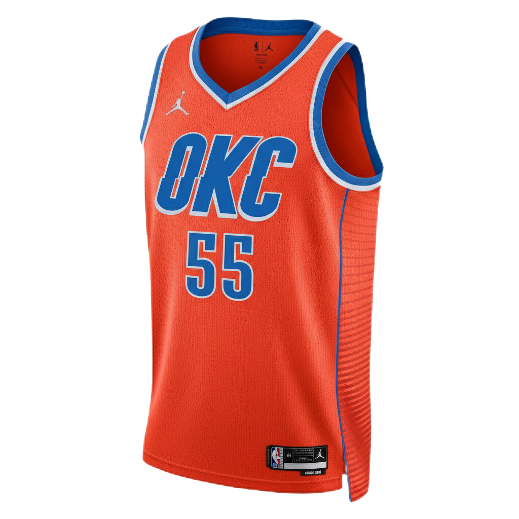 Oklahoma City Thunder Orange Statement Jersey Isaiah Hartenstein #55