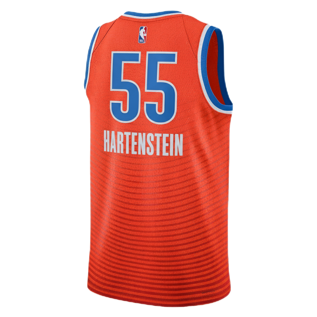 Oklahoma City Thunder Orange Statement Jersey Isaiah Hartenstein #55