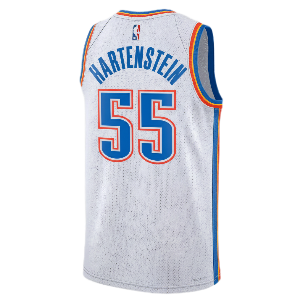 Oklahoma City Thunder White Association Jersey Isaiah Hartenstein #55