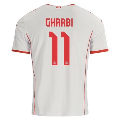 Tunisia 2026 Away Jersey Ismael Gharbi #11
