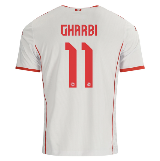 Tunisia 2026 Away Jersey Ismael Gharbi #11