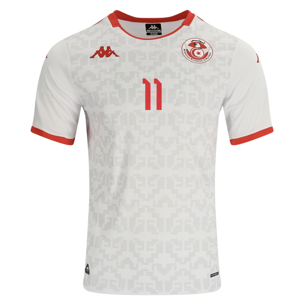 Tunisia 2026 Away Jersey Ismael Gharbi #11