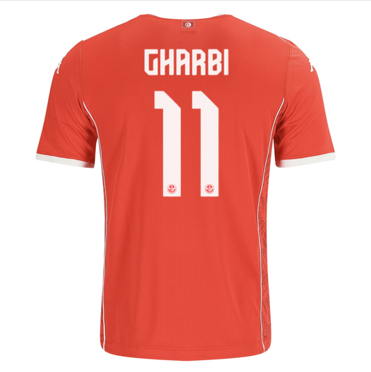 Tunisia 2026 Home Jersey Ismael Gharbi #11
