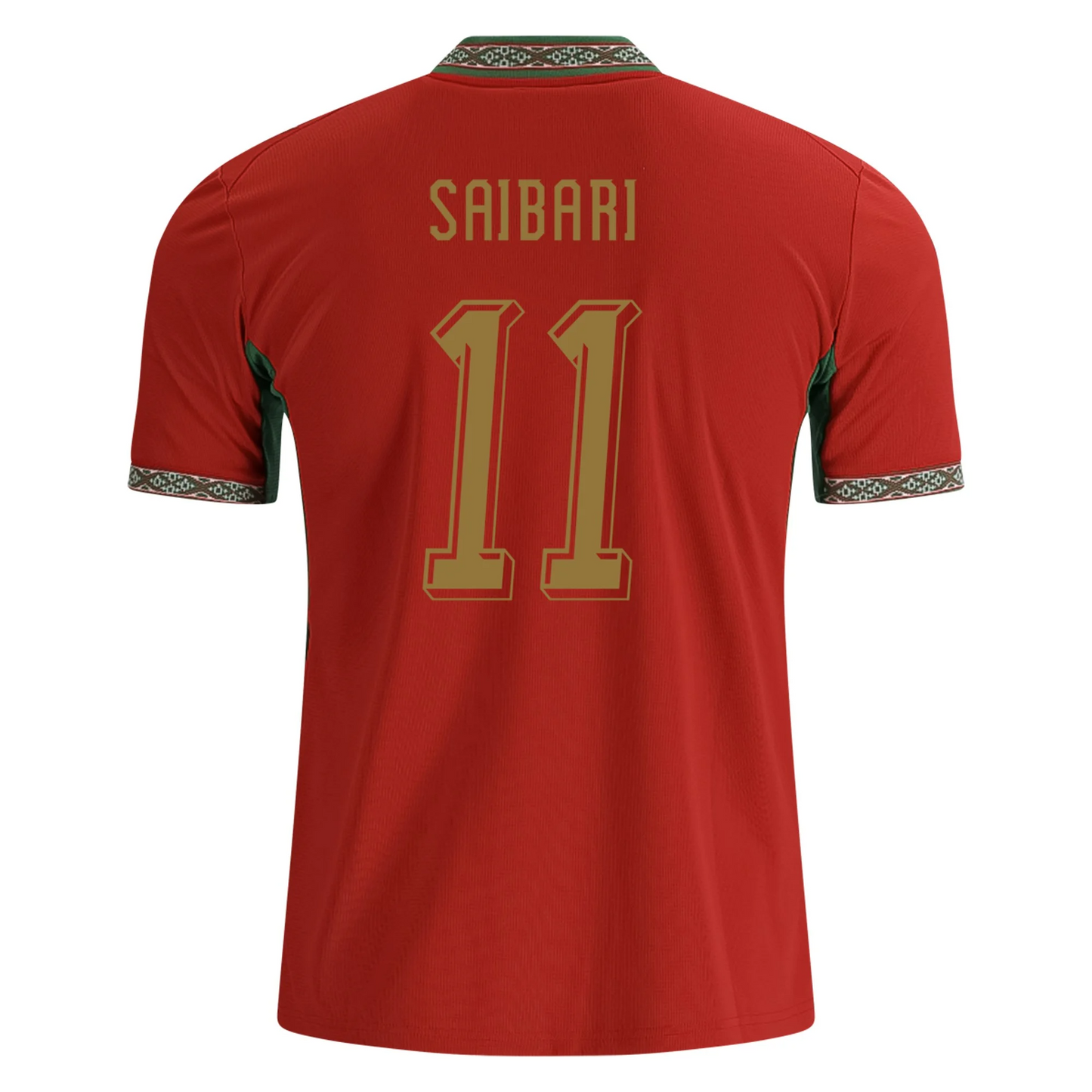 Morocco 2026 Home Jersey Ismael Saibari #11