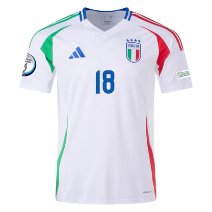 Italy 2024 Away Jersey Barella #18 front
