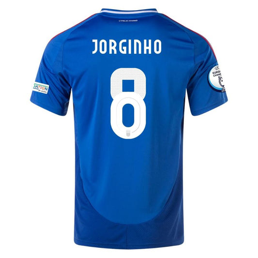 Italy 2024 Home Jersey Jorginho #8 back