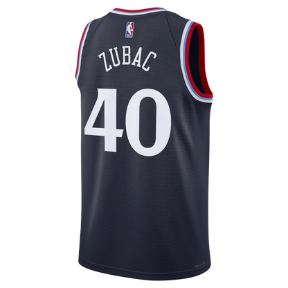 LA Clippers Navy Icon Jersey Ivica Zubac #40