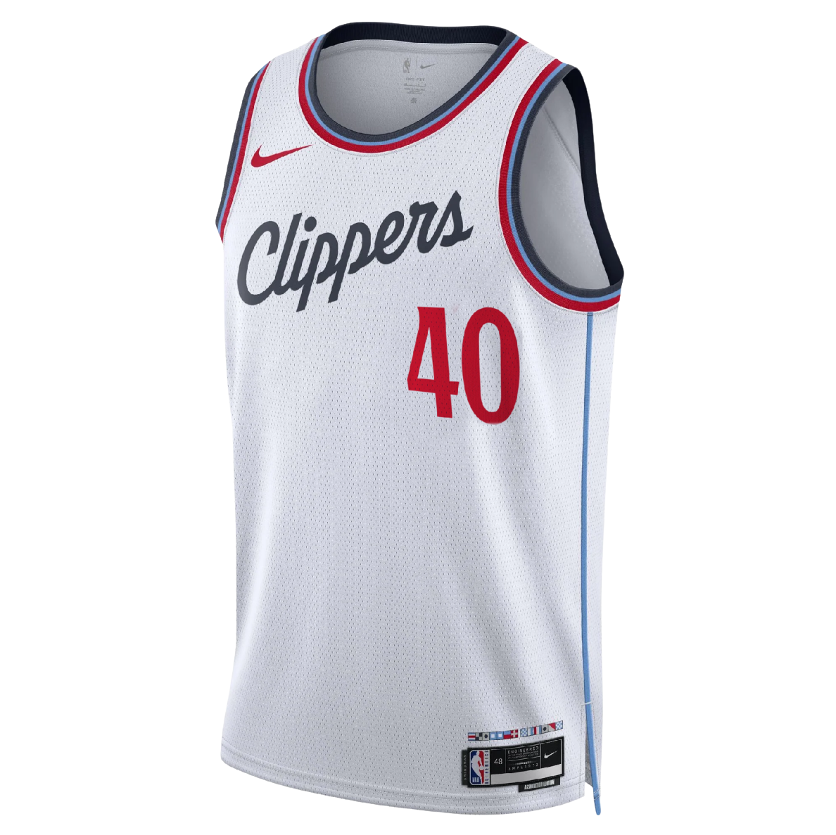 LA Clippers White Association Jersey Ivica Zubac #40